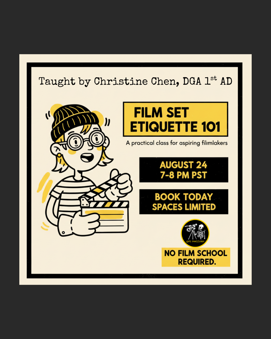 COURSES | Film Set Etiquette 101