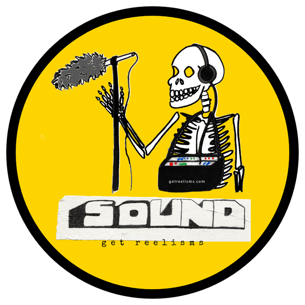  Sound Department Sticker | 3X3 Matte Sticker | Get Reelisms