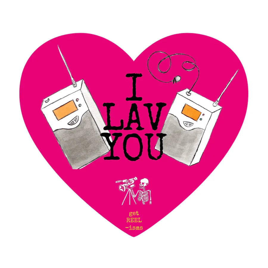 STICKER | I LAV YOU Sticker - Get Reelisms