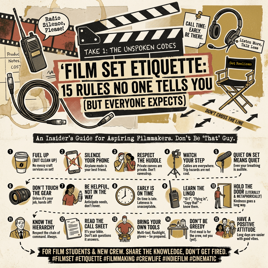 Film Set Etiquette: 15 Rules No One Tells You (But Everyone Expects ...