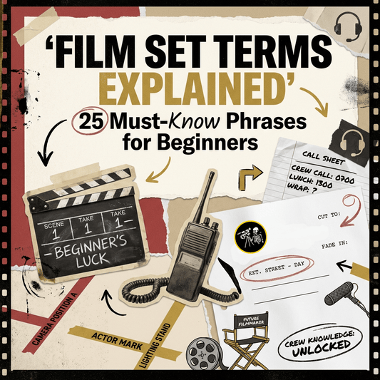 Film Set Terms Explained: 25 Must-Know Phrases for Beginners - Get Reelisms