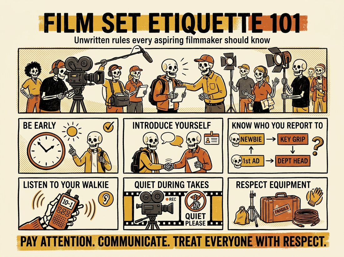 Film Set Etiquette 101: The Unwritten Rules Every Aspiring Filmmaker Should Know