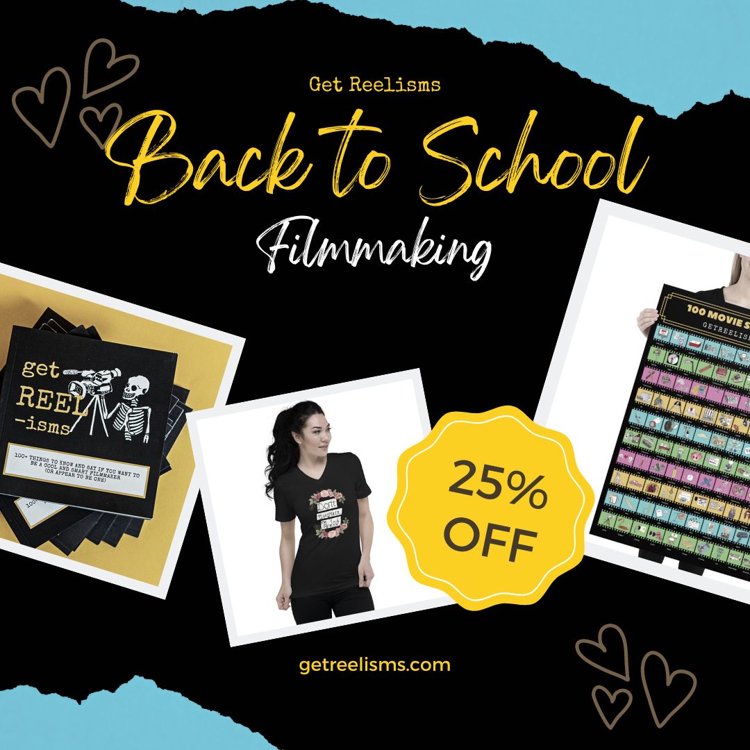 COMBO DEAL: Get Reelisms + 100 Terms 12X18 Poster + T-Shirt