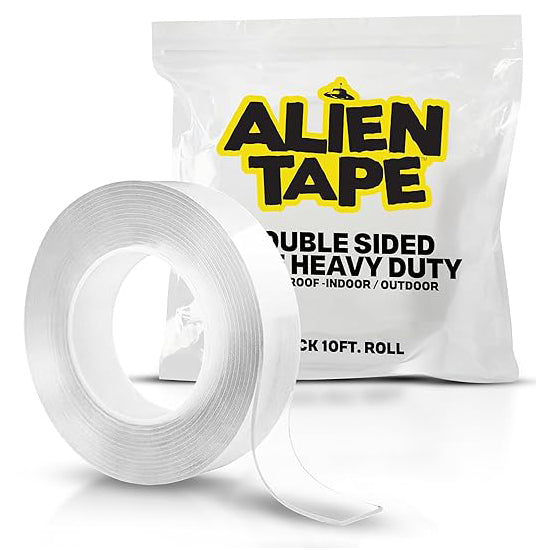 Alien Multipurpose Adhesive Transparent Double Sided Nano Tape Roll 1.18