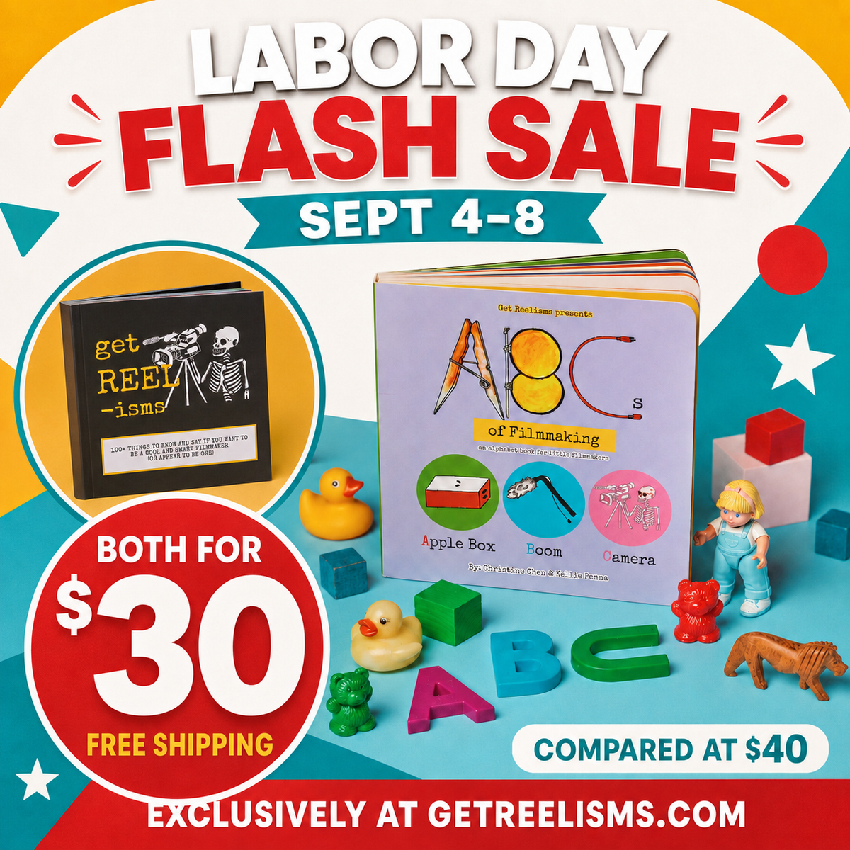 LABOR DAY ONLY | Get Reelisms + ABCs Book Bundle