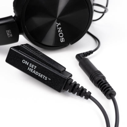 On Set Headsets™️ FilmPro Y Motorola M1 2-Pin Compatible Connector (Black)