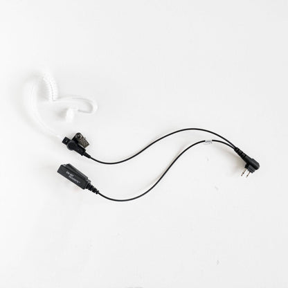 On Set Headsets™️ "The Shorty" Chest Pack Compatible FilmPro Walkie Surveillance Headset with 2-Pin Motorola M1 Connector -  (Black, Camo)
