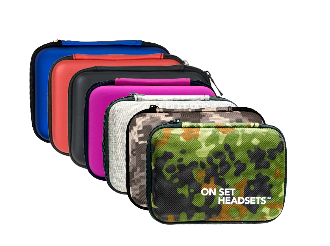 On Set Headsets™️ FilmPro Travel Case (Various Colors)