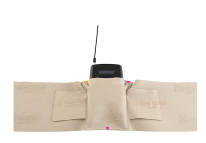 Viviana Extreme Waist Strap for Wireless Transmitter (Beige or Black - Extra Small, Small, Medium, Large, Extra Large)