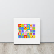 DECOR | ABCs of Filmmaking - Colored Blocks - Square Canvas - Get Reelisms