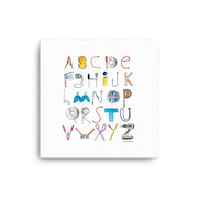 DECOR | ABCs of Filmmaking - Minimalistic - Square Canvas - Get Reelisms