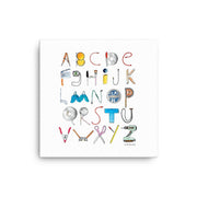 DECOR | ABCs of Filmmaking - Minimalistic - Square Canvas - Get Reelisms