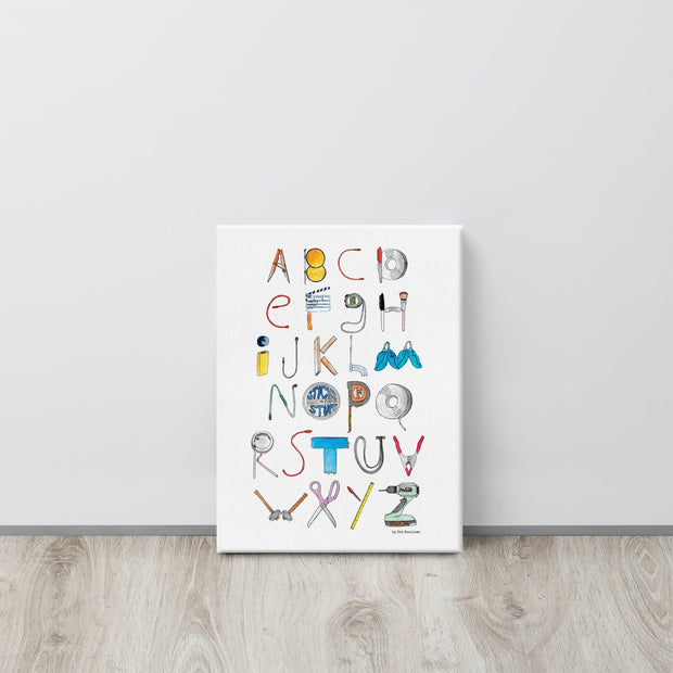 DECOR | ABCs of Filmmaking - Minimalistic - Vertical Canvas - Get Reelisms