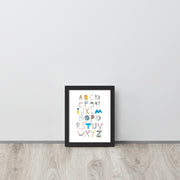 DECOR | ABCs of Filmmaking - Minimalistic - Vertical Framed Print - Get Reelisms