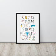 DECOR | ABCs of Filmmaking - Minimalistic Vertical Printed Poster - Get Reelisms