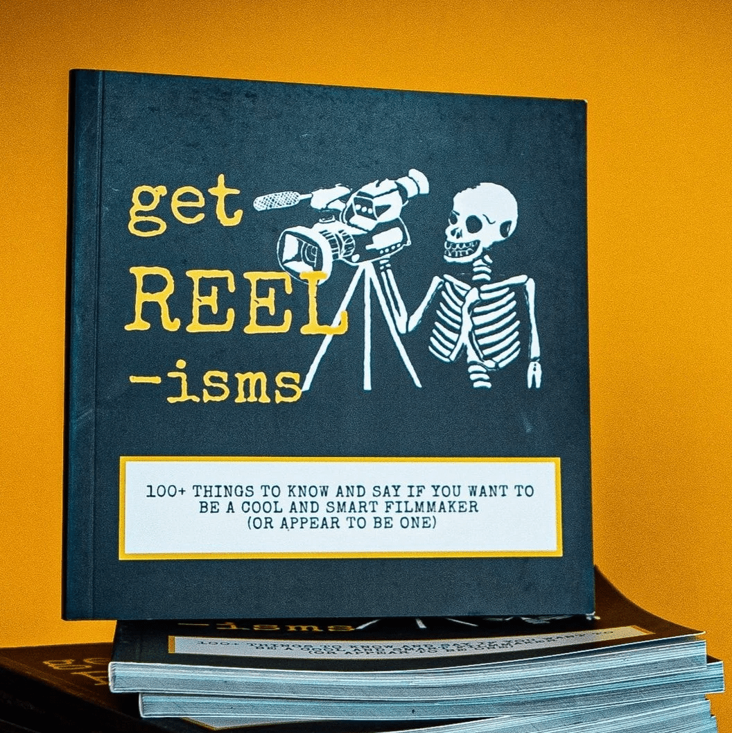 Get Reelisms Filmmaker Bundle – Book, Hat, T-Shirt & Sticker | Ultimate Gift for Film Students & Creators - Get Reelisms