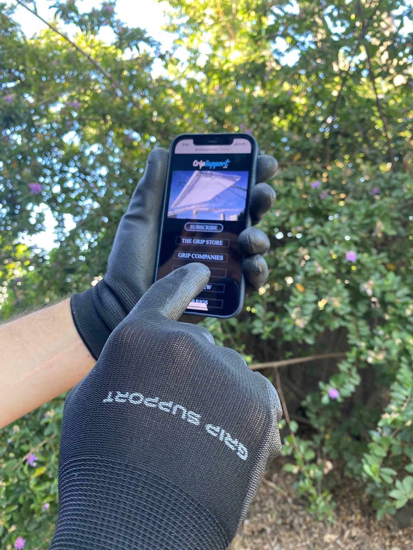 Grip Support Work Gloves with Touchscreen