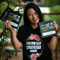 HOLIDAY SALE | RESPECT MY AUTHORITY PLEASE Unisex Short Sleeve V - Neck T-Shirt - Get Reelisms