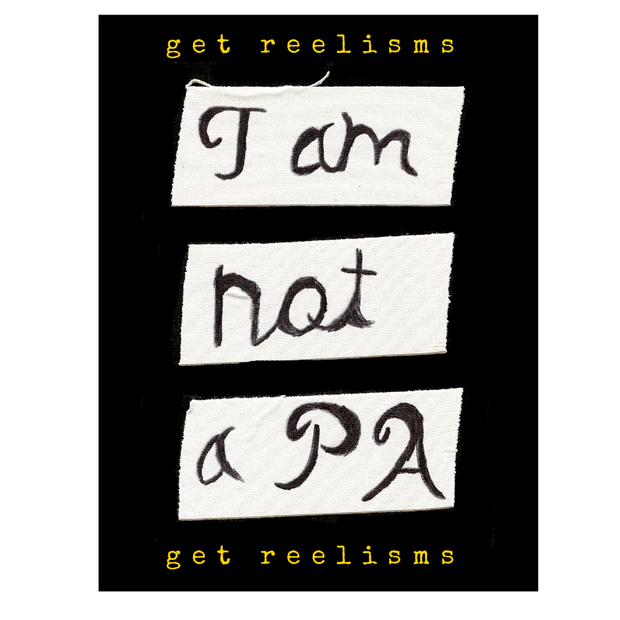 I Am Not a PA Sticker | Rectangle Vinyl Sticker | Get Reelisms