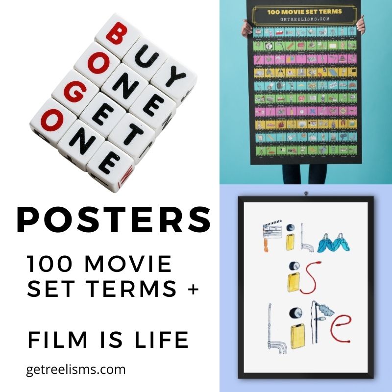100 Movie Terms Poster | Film Is Life Poster | Get Reelisms