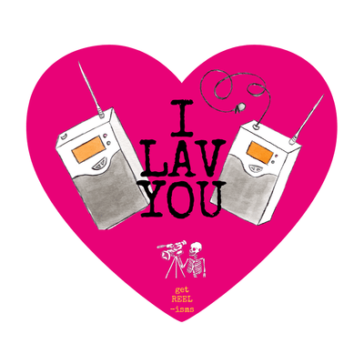 I Lav You Vinyl Sticker | I Lav You Sticker | Get Reelisms