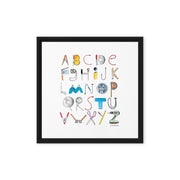 DECOR | ABCs of Filmmaking - Minimalistic - Square Framed Canvas - Get Reelisms