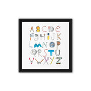 DECOR | ABCs of Filmmaking - Minimalistic - Square Framed Canvas - Get Reelisms