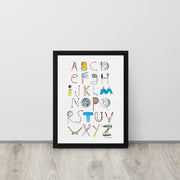 DECOR | ABCs of Filmmaking - Minimalistic - Vertical Framed Canvas - Get Reelisms