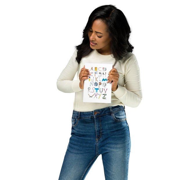 DECOR | ABCs of Filmmaking - Minimalistic Vertical Printed Poster - Get Reelisms