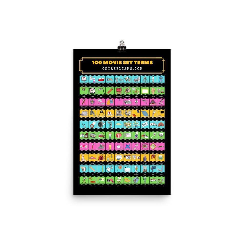 HOLIDAY SALE | 100 MOVIE SET TERMS - Poster - Get Reelisms
