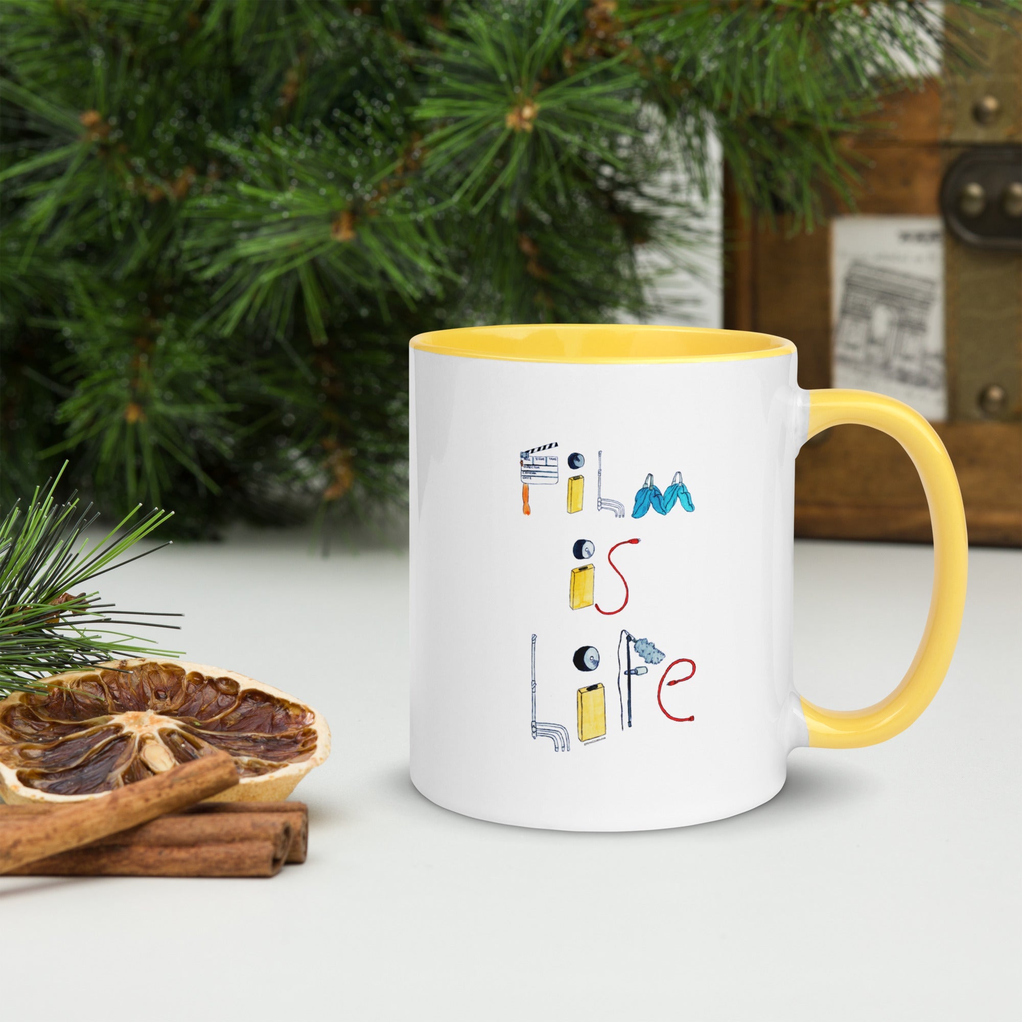 HOME & LIVING | FILM IS LIFE Mug with Color Inside - Get Reelisms