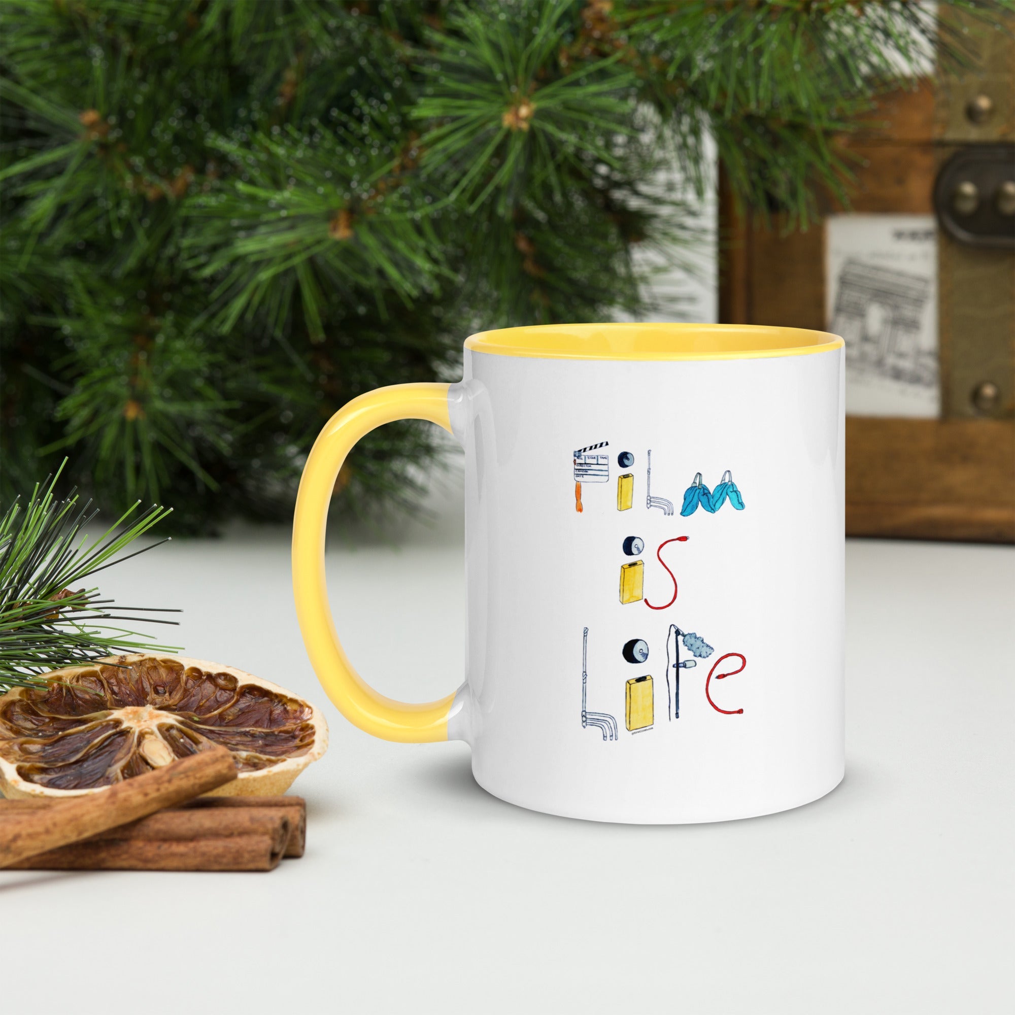 HOME & LIVING | FILM IS LIFE Mug with Color Inside - Get Reelisms