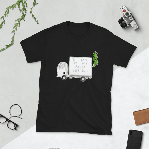 Safety Meeting T Shirt | Unique Graphic Tee | Get Reelisms