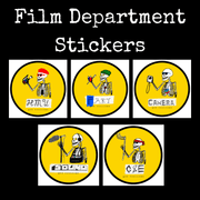 STICKER | FILM CREW 5 Piece Sticker Pack - Get Reelisms